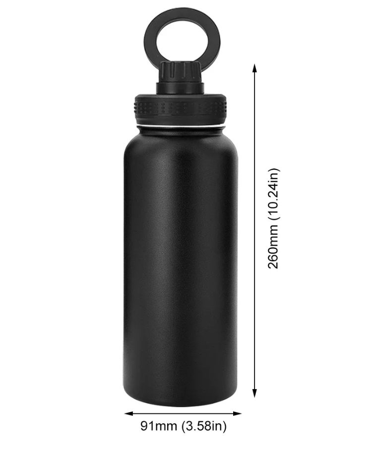 Botella Con Soporte Magnetico para Iphone o Cualquier Telefono Inteligente